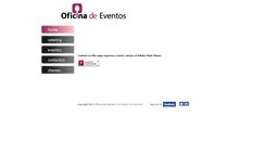 Desktop Screenshot of oficinadeeventos.pt
